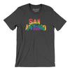 San Antonio Texas Pride Men/Unisex T-Shirt-Dark Grey Heather-Allegiant Goods Co. Vintage Sports Apparel
