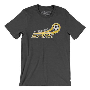 Pittsburgh Spirit Soccer Men/Unisex T-Shirt-Allegiant Goods Co. Vintage Sports Apparel