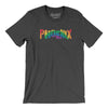 Phoenix Arizona Pride Men/Unisex T-Shirt-Dark Grey Heather-Allegiant Goods Co. Vintage Sports Apparel