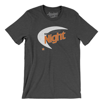 New Orleans Night Arena Football Men/Unisex T-Shirt-Dark Grey Heather-Allegiant Goods Co. Vintage Sports Apparel