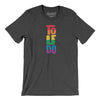 Toledo Ohio Pride Men/Unisex T-Shirt-Dark Grey Heather-Allegiant Goods Co. Vintage Sports Apparel