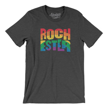 Rochester New York Pride Men/Unisex T-Shirt-Allegiant Goods Co. Vintage Sports Apparel