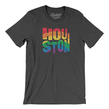Houston Texas Pride Men/Unisex T-Shirt-Allegiant Goods Co. Vintage Sports Apparel