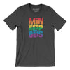Minneapolis Minnesota Pride Men/Unisex T-Shirt-Dark Grey Heather-Allegiant Goods Co. Vintage Sports Apparel