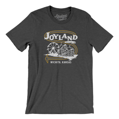 Joyland Amusement Park Men/Unisex T-Shirt-Dark Grey Heather-Allegiant Goods Co. Vintage Sports Apparel