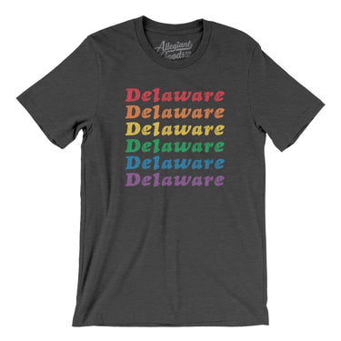 Delaware Pride Men/Unisex T-Shirt-Allegiant Goods Co. Vintage Sports Apparel