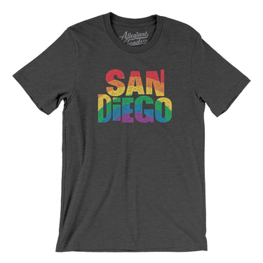 San Diego California Pride Men/Unisex T-Shirt-Allegiant Goods Co. Vintage Sports Apparel