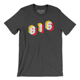 Kansas City 816 Area Code Men/Unisex T-Shirt-Allegiant Goods Co. Vintage Sports Apparel