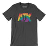 Austin Texas Pride Men/Unisex T-Shirt-Dark Grey Heather-Allegiant Goods Co. Vintage Sports Apparel