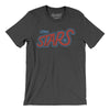 Utah Stars Basketball Men/Unisex T-Shirt-Dark Grey Heather-Allegiant Goods Co. Vintage Sports Apparel