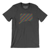 Connecticut Pride State Men/Unisex T-Shirt-Dark Grey Heather-Allegiant Goods Co. Vintage Sports Apparel