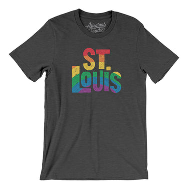 St. Louis Missouri Pride Men/Unisex T-Shirt-Allegiant Goods Co. Vintage Sports Apparel