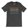 North Carolina Pride Men/Unisex T-Shirt-Dark Grey Heather-Allegiant Goods Co. Vintage Sports Apparel