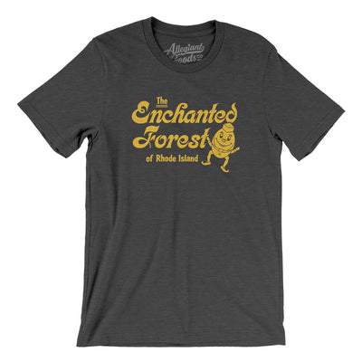 Enchanted Forest Amusement Park Men/Unisex T-Shirt-Dark Grey Heather-Allegiant Goods Co. Vintage Sports Apparel