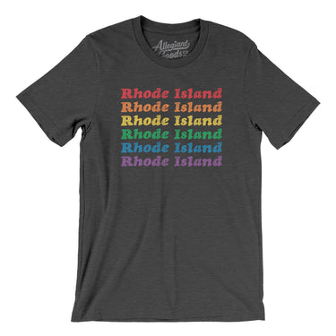 Rhode Island Pride Men/Unisex T-Shirt-Allegiant Goods Co. Vintage Sports Apparel