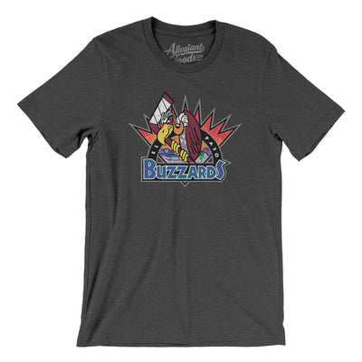 El Paso Buzzards Hockey Men/Unisex T-Shirt-Dark Grey Heather-Allegiant Goods Co. Vintage Sports Apparel