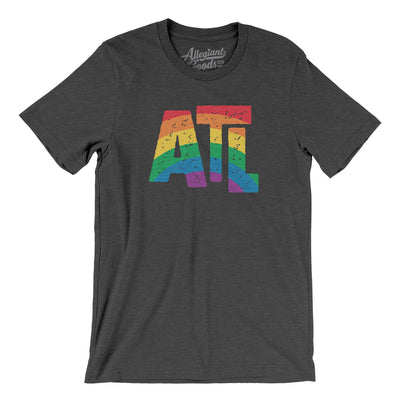 Atlanta Georgia Pride Men/Unisex T-Shirt-Dark Grey Heather-Allegiant Goods Co. Vintage Sports Apparel