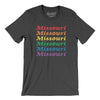 Missouri Pride Men/Unisex T-Shirt-Dark Grey Heather-Allegiant Goods Co. Vintage Sports Apparel