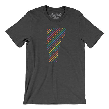 Vermont Pride State Men/Unisex T-Shirt-Allegiant Goods Co. Vintage Sports Apparel