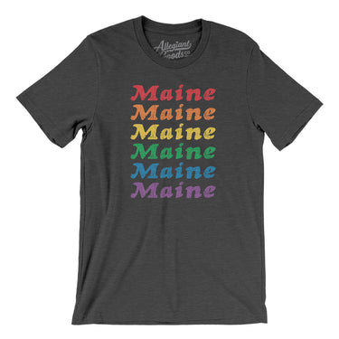 Maine Pride Men/Unisex T-Shirt-Allegiant Goods Co. Vintage Sports Apparel