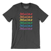Maine Pride Men/Unisex T-Shirt-Dark Grey Heather-Allegiant Goods Co. Vintage Sports Apparel