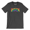 Boise Idaho Pride Men/Unisex T-Shirt-Dark Grey Heather-Allegiant Goods Co. Vintage Sports Apparel