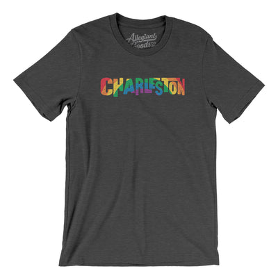 Charleston South Carolina Pride Men/Unisex T-Shirt-Dark Grey Heather-Allegiant Goods Co. Vintage Sports Apparel