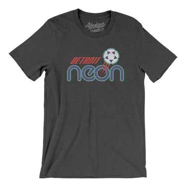 Detroit Neon Soccer Men/Unisex T-Shirt-Allegiant Goods Co. Vintage Sports Apparel