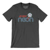 Detroit Neon Soccer Men/Unisex T-Shirt-Dark Grey Heather-Allegiant Goods Co. Vintage Sports Apparel