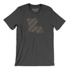 Louisiana Pride State Men/Unisex T-Shirt-Dark Grey Heather-Allegiant Goods Co. Vintage Sports Apparel