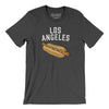 Los Angeles Hot Dog Men/Unisex T-Shirt-Dark Grey Heather-Allegiant Goods Co. Vintage Sports Apparel