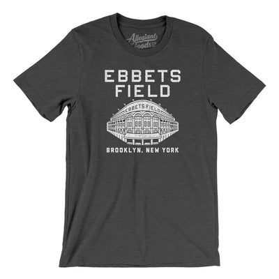 Ebbets Field Men/Unisex T-Shirt-Dark Grey Heather-Allegiant Goods Co. Vintage Sports Apparel