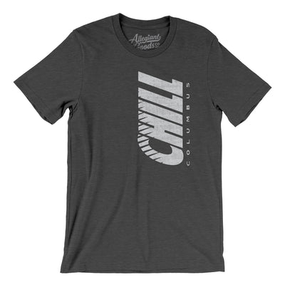 Columbus Chill Hockey Men/Unisex T-Shirt-Dark Grey Heather-Allegiant Goods Co. Vintage Sports Apparel