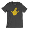 Shockers Hand Men/Unisex T-Shirt-Dark Grey Heather-Allegiant Goods Co. Vintage Sports Apparel