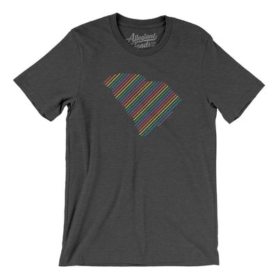 South Carolina Pride State Men/Unisex T-Shirt-Dark Grey Heather-Allegiant Goods Co. Vintage Sports Apparel