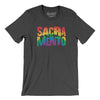 Sacramento California Pride Men/Unisex T-Shirt-Dark Grey Heather-Allegiant Goods Co. Vintage Sports Apparel