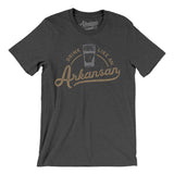 Drink Like an Arkansan Men/Unisex T-Shirt-Allegiant Goods Co. Vintage Sports Apparel