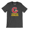 Houston Gamblers Football Men/Unisex T-Shirt-Dark Grey Heather-Allegiant Goods Co. Vintage Sports Apparel