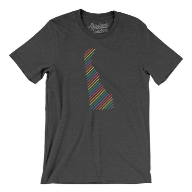 Delaware Pride State Men/Unisex T-Shirt-Allegiant Goods Co. Vintage Sports Apparel