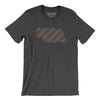 Nebraska Pride State Men/Unisex T-Shirt-Dark Grey Heather-Allegiant Goods Co. Vintage Sports Apparel