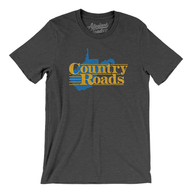 Country Roads Men/Unisex T-Shirt-Allegiant Goods Co. Vintage Sports Apparel