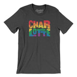 Charlotte North Carolina Pride Men/Unisex T-Shirt-Allegiant Goods Co. Vintage Sports Apparel
