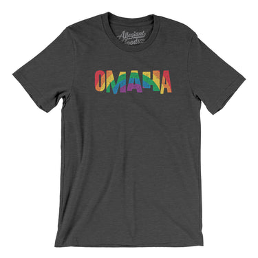 Omaha Nebraska Pride Men/Unisex T-Shirt-Allegiant Goods Co. Vintage Sports Apparel