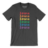 Iowa Pride Men/Unisex T-Shirt-Dark Grey Heather-Allegiant Goods Co. Vintage Sports Apparel