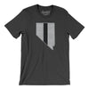 Nevada Helmet Stripe Men/Unisex T-Shirt-Dark Grey-Allegiant Goods Co. Vintage Sports Apparel