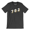Las Vegas 702 Area Code Men/Unisex T-Shirt-Dark Grey-Allegiant Goods Co. Vintage Sports Apparel