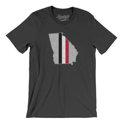 Georgia Stripes Men/Unisex T-Shirt-Deep Heather-Allegiant Goods Co. Vintage Sports Apparel