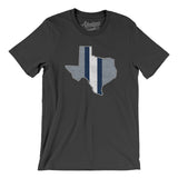 Texas Helmet Stripes Men/Unisex T-Shirt-Allegiant Goods Co. Vintage Sports Apparel