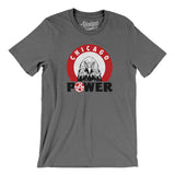Chicago Power Soccer Men/Unisex T-Shirt-Deep Heather-Allegiant Goods Co. Vintage Sports Apparel