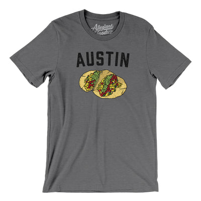 Austin Tacos Men/Unisex T-Shirt-Deep Heather-Allegiant Goods Co. Vintage Sports Apparel